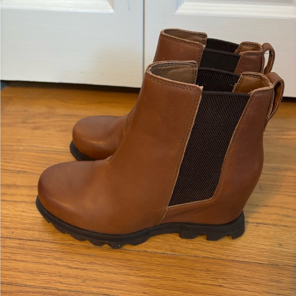 Sorel Joan of Arctic Wedge Ill Chelsea Boot - Waterproof Leather Wedge Boots 7 - Picture 10 of 11